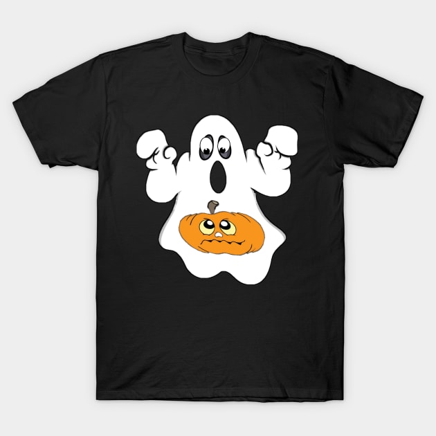 halloween ghost T-Shirt by Morox00